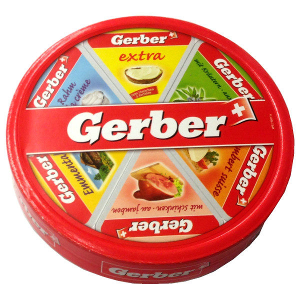 Gerber Schmelzkäse assortiert 6 Portionen 200g
