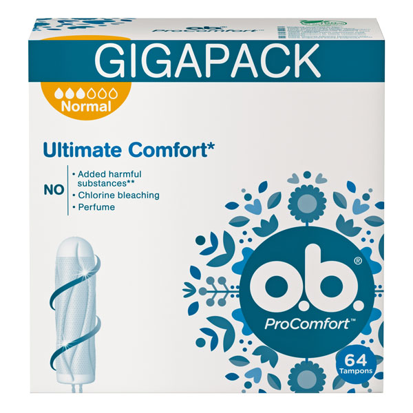 o.b. Tampons Pro Comfort Normal 64 Stück - Volg online Shop