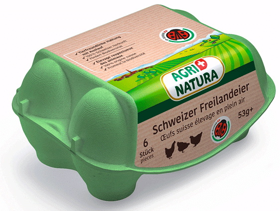 Agri Natura Freilandeier 53g+ 6er