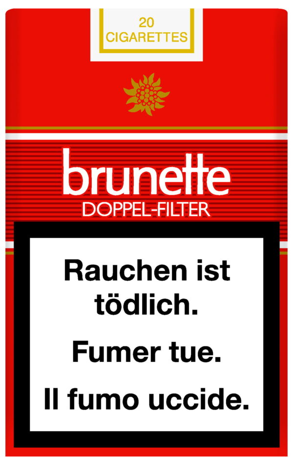 Brunette Zigaretten Doppel-Filter Soft