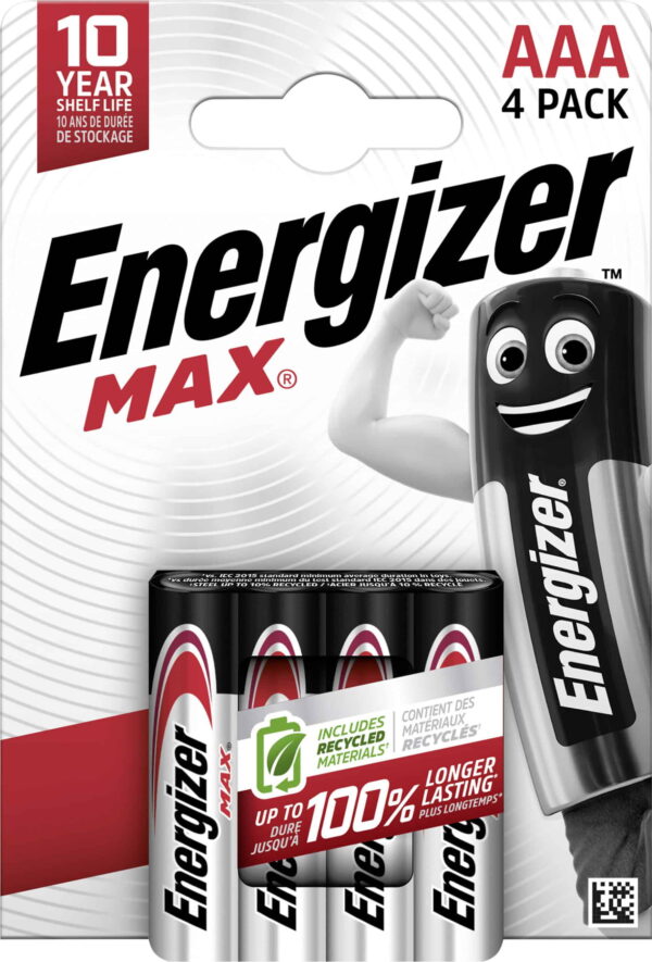 Energizer Batterien Max AAA 4Stk.