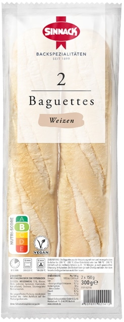 Frischback Baguetten 2Stk