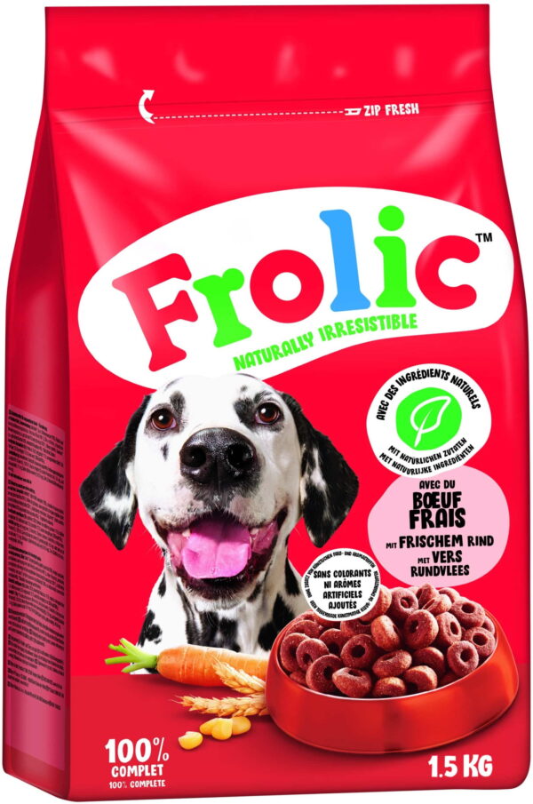 Frolic Trockenfutter Rind 1.5kg