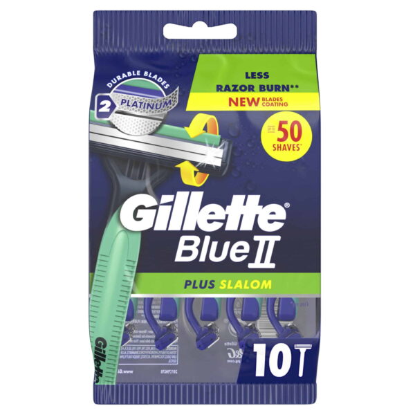 Gillette Rasierer Blue II Slalom Plus 10 Stk