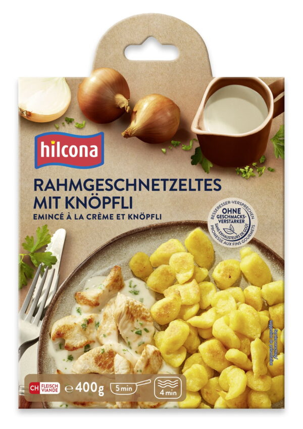 Hilcona Rahmgeschnetzeltes mit Knöpfli 400g