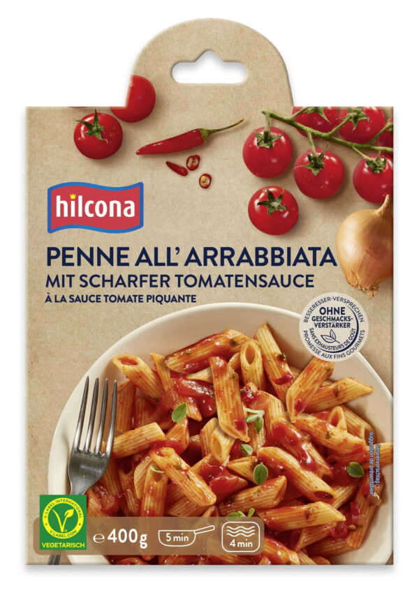 Hilcona Penne All Arrabbiata 400g