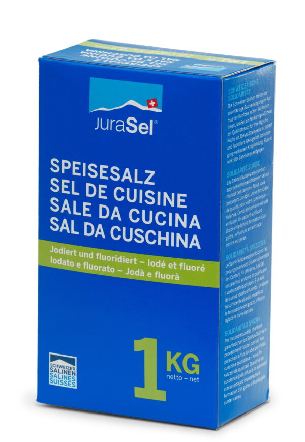 Jurasel Speisesalz Jod/Fluor 1kg