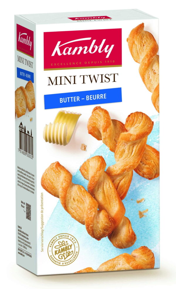 Kambly Mini Twist Salz Butter 100g
