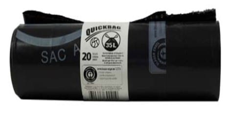 Kehrichtsack Quick Bag 35l Rolle à 20Stk.