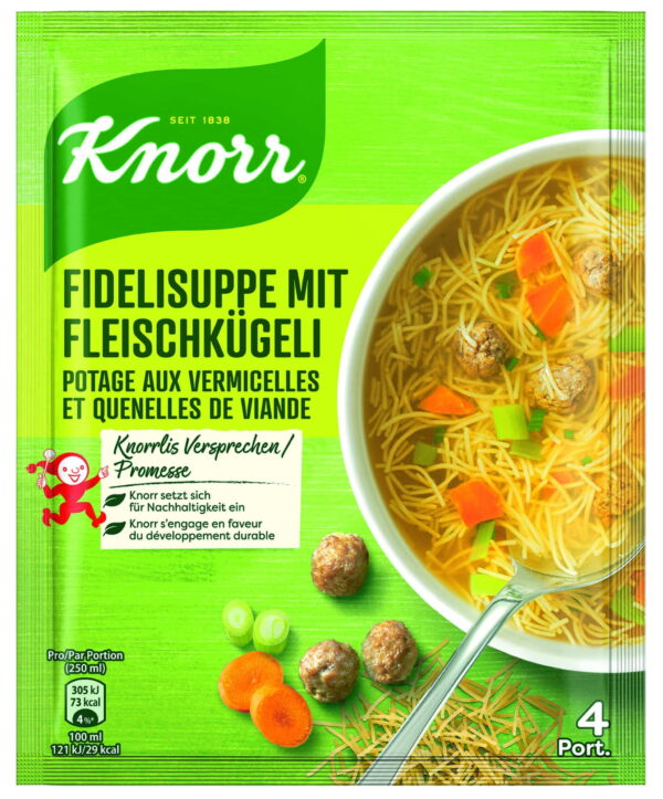 Knorr Fidelisuppe mit Fleischkügeli 78g