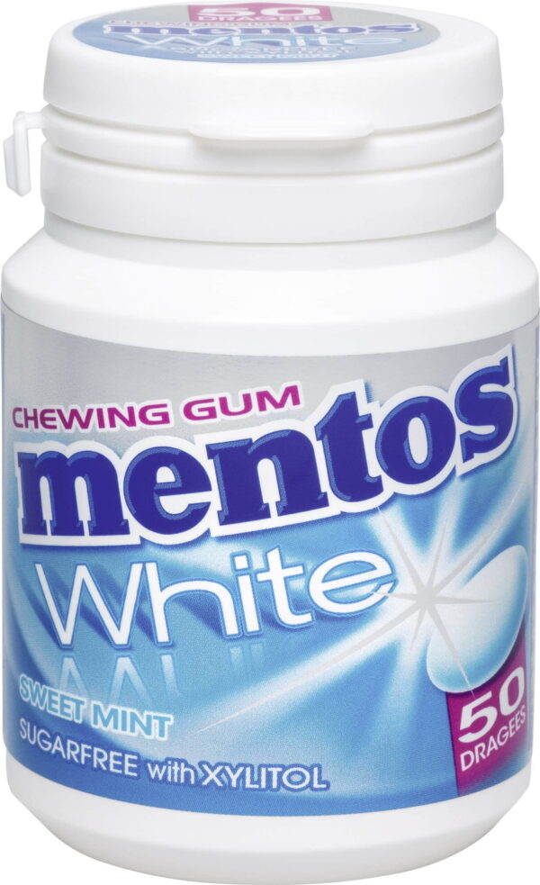 Mentos Gum White Sweet Mint 75g