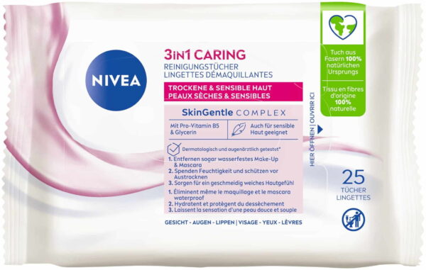 Nivea Pflegende Reinigungstücher