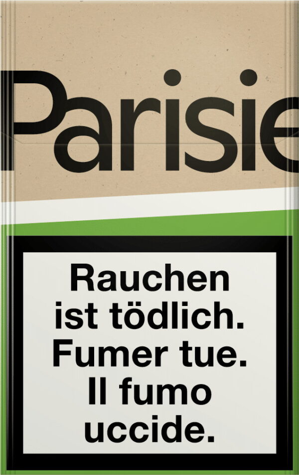 Parisienne Zigaretten Verte ohne Box