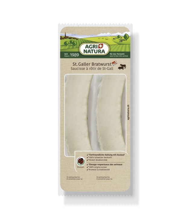 St.Galler Bratwurst 2x130g
