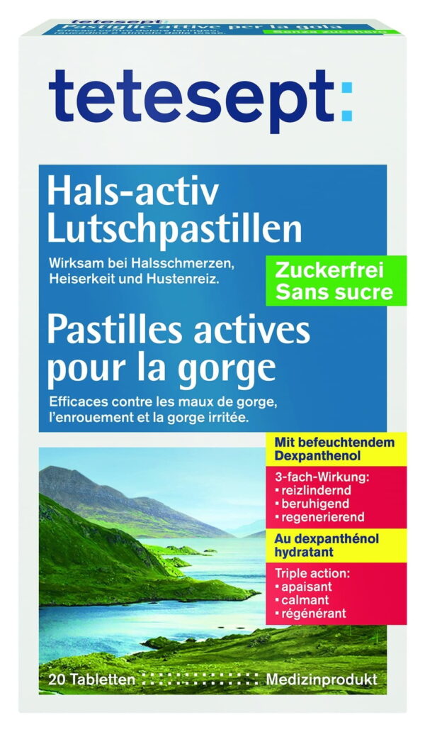 Tetesept Hals-Activ Lutschpastille 20Stk
