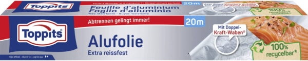 Toppits Alufolie Kraftwabe 30cmx20m