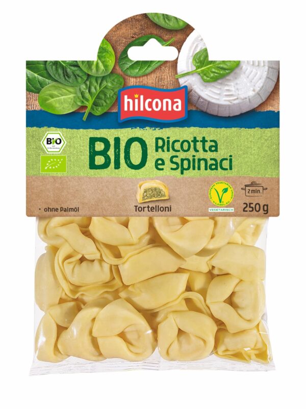Hilcona Bio Tortelloni Ricotta/Spinat 250g