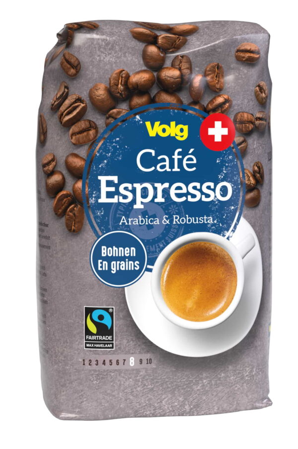 Volg Kaffee Espresso Bohnen 500g