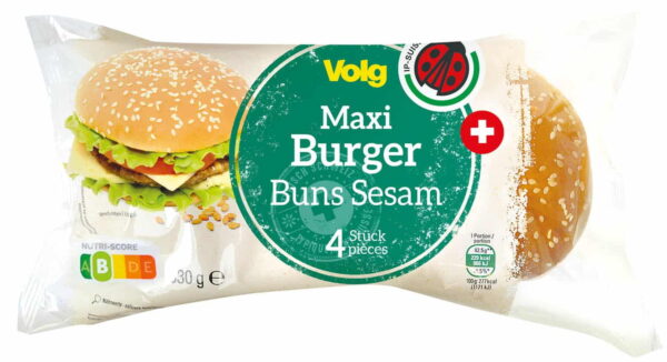 Volg Hamburger Buns Sesam 4x82,5g