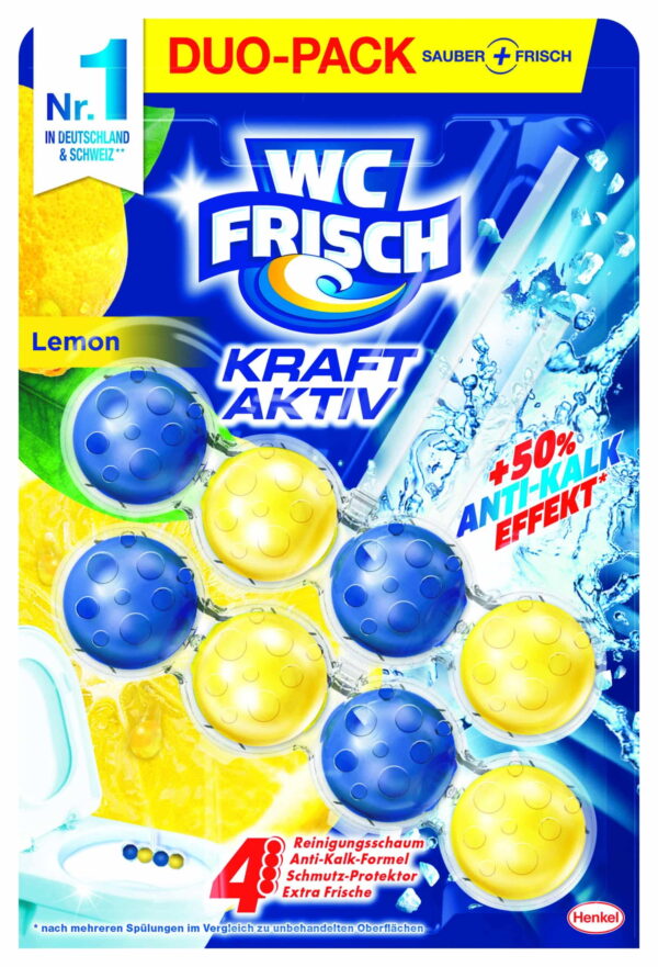 WC Frisch Kraft Aktiv Lemon 2X50g