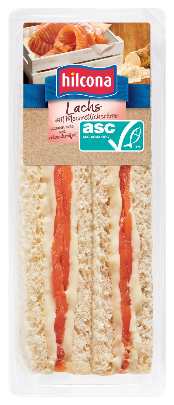 Hilcona Club Sandwich Lachs 150g