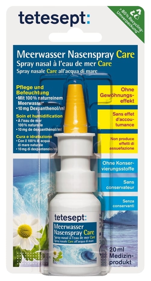 Tetesept Meerwasser Nasenspray Care